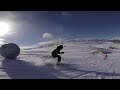 female ski jumper doing tricks