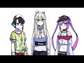Laplus' Wi-fi [Hololive Animated] [Laplus Darknesss/Tokoyami Towa/ Shishiro Botan/Oozora Subaru]