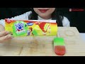 ASMR PADDLE POP ICE CREAM 🍦 PADDLE POP UPIN & IPIN, MINIONS, TWISTER, CHOCO MAGMA, TRICO, RAINBOW