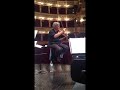 Pinchas Zukerman masterclass, at San Carlo's Theatre in Naples