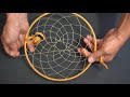 How to make a dream catcher (metal hoop and leather)