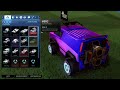 MY ROCKET LEAGUE CAR PRESETS