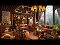 Cozy Coffee Shop Ambience ~ Smooth Instrumental Jazz Music ☕Relaxing Piano Jazz Music for Work,Study