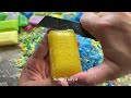 Asmr cutting diamonds and cubes on a small soap
