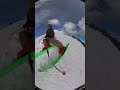 Ski jump learning attempt