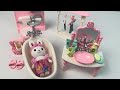 8 Minutes Satisfying with Unboxing Cute Rabbit Bathroom Bathtub Dressing Table ASMR | Review Toys