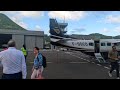 Flying out of St. Barts to St. Martin (Grand Case) - St. Barts Commuter - Cessna 208B Grand-Caravan