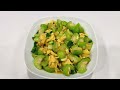 Stir Fry Luffa with Egg Recipe, Delicious Nutritious Dietary Fiber, Chinese Food (English Subtitles)