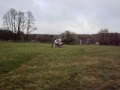 Moriah attempting to ride a dirtbike - Take Three