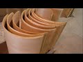 HF plywood bending press working processure---CHANCSMAC