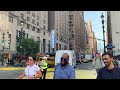 Walking Tour NYC Midtown Rush Hour Summer 2024