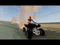 BeamNG Drive - Realistic Motorbike and Quad Crashes #2