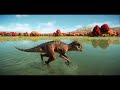 SCORPIOS REX HUNTING DOWN PACHYRHINOSAURUS HERD - Jurassic World Evolution 2