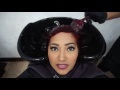 FROM JET BLACK TO BURGUNDY! HAIR VLOG :)