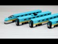 How to Build Microscale Lego Japanese Bullet Train Shinkansen E5 series | 新幹線 (MOC - 4K) #howto