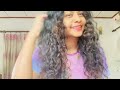 විනාඩියෙන් කොන්ඩෙ curly කරෝ💕🙈👀#curly hair#dayvlog#vloger