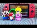Lego Mario and Peach try to save Red Yoshi on Nintendo Switch. Will they succeed? #legomario