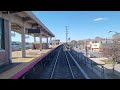4K/60p: LIRR M3 Front Window Babylon to Penn Station (Express Run)