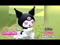 KUROMI and MY MELODY.#kuromi #sanrio #mymelody