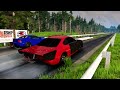 Realistic Drag Racing Crashes #12 - BeamNG Drive