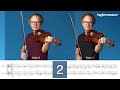 Beriot 12 Easy Duos Op. 87, No. 1, Violin 1+2 | Violin Sheet Music | Playalong