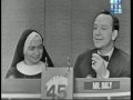 What's My Line: Nun contestant