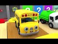 Baby Shark + Wheels On the Bus song - Soccer ball shaped wheels - Baby Nursery Rhymes & Kids Songs