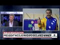 President Nicolás Maduro declared winner in Venezuelan election