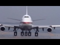 B747-400 政府専用機 広島空港テスト飛行 タッチ&ゴー 16:9化