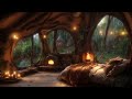 Relaxing Rainstorm and Fireplace Ambiance for Deep Sleep: Overcome Insomnia and Alleviate Stress