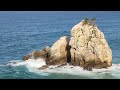 The refreshing sound of natural waves hitting the rocks of the blue East Sea ASMR
