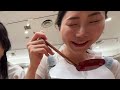 A young mother's Japanese ramen eating show