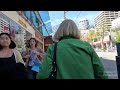 🇨🇦[4K]Downtown Vancouver Relaxing Afternoon Walk/Granville St /Robson St
