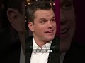 Matt Damon's Impression of Matthew McConaughey is SPOT ON😂