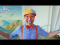 Blippi Talks To The Dinosaurs! | Educational Kids Cartoons | Party Playtime!