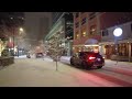 🇨🇦 【4K】❄️❄️❄️ TWO DAYS UNDER A SNOWSTORM! Downtown Vancouver BC, Canada.  January  2024.
