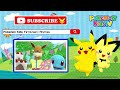 I Love Pikachu and Eevee | Pokémon Song | Original Kids Song | Pokémon Kids TV
