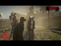I stole a train and got chased by Bounty Hunters and Police!!! - RDR2