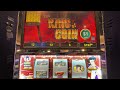 Part 2 King Of Coins $1 Denom $5 Dollar Max bet #redscreen Big line hits! Big wins #slots #casino