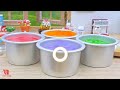 Tasty Rainbow Cake Decorating 🌈 How To Make Miniature Rainbow Cake 🍭 Rainbow Mini Cake 🥰