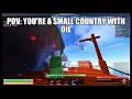 POV: YOU'RE A SMALL COUNTRY WITH OIL