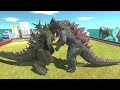 The New Empire Battle - Evolved Godzilla And Minus One Godzilla - Who's stronger ? - ARBS