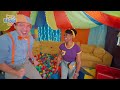 Blippi & Meekah's Build a Giant Fort! | Educational Kids Cartoons | Party Playtime!