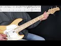 The Police - Walking On The Moon (Bass Cover) (Lesson w/ Tabs)