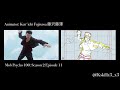 Mob Psycho 100 Genga and Final Animation Comparison
