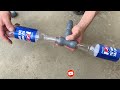 How to make a ROTATING IRRIGATION SPRINKLER Easy and cheap with PVC Pipe and Discarded Pepsi Bottles