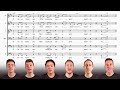 Sing along with The King's Singers: Early one morning (English folksong, arr. Jackman)