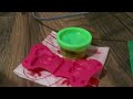 Cleaning up my Play-Doh *ASMR* (sorry about my iPad falling)