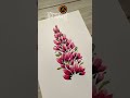 EASY!! How to paint flowers | using  stamping technique.  Watercolour painting techniques