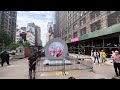 New York to Dublin Portal from outside the Flatiron building, New York City